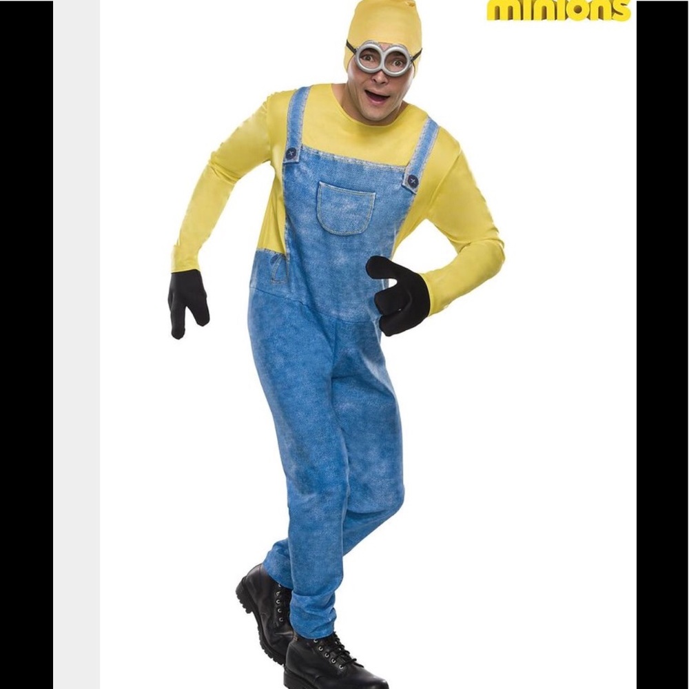 Minions adult costume for men
